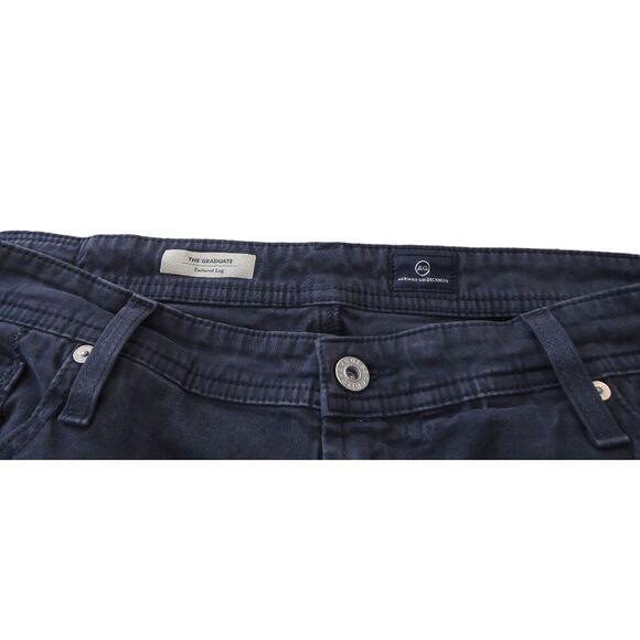 AG ADRIANO GOLDSCHMIED The Graduate Jeans 38 x 34 Navy - Picture 9 of 11